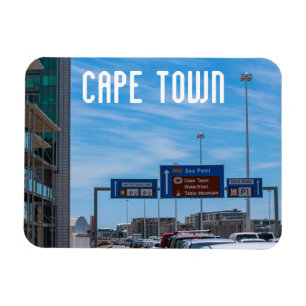 Kaapstad Cityscape Traffic Street Zuid-Afrika Magneet