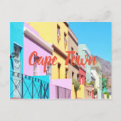 Kaapstad Colorful Houses Bo Kaap Street Briefkaart (Voorkant)