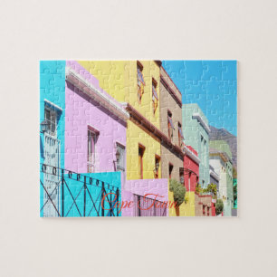 Kaapstad Colorful Houses Bo Kaap Street Legpuzzel