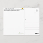Kaapstad, Ghana Reisansichtkaart Briefkaart (Achterkant)