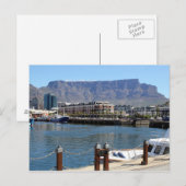 Kaapstad Harbour en Tafelberg Briefkaart (Voorkant / Achterkant)
