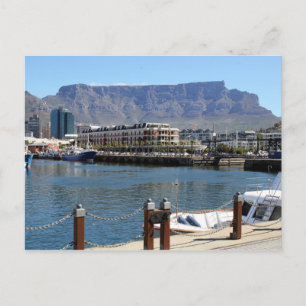 Kaapstad Harbour en Tafelberg Briefkaart