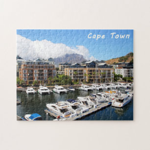 Kaapstad Harbour en Tafelberg Legpuzzel