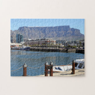 Kaapstad Harbour en Tafelberg Legpuzzel