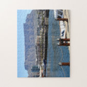 Kaapstad Harbour en Tafelberg Legpuzzel (Verticaal)