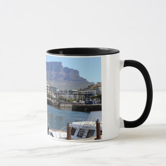 Kaapstad Harbour en Tafelberg Mok (Rechts)