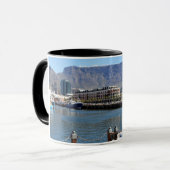 Kaapstad Harbour en Tafelberg Mok (Voorkant links)