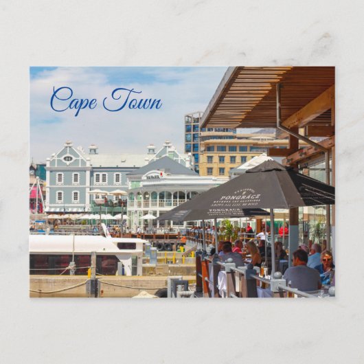 Kaapstad Harbour Marina Waterfront Cityscape Briefkaart (Voorkant)