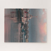 Kaapstad Haven Reis Vintage Retro Legpuzzel (Horizontaal)