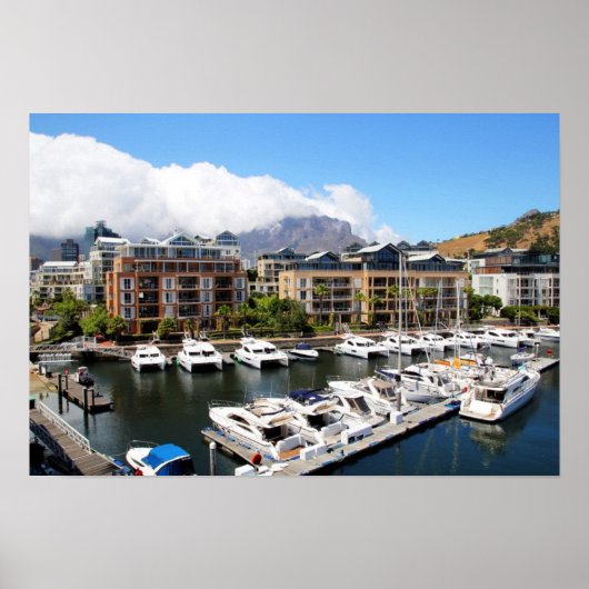 Kaapstad, haven Zuid-Afrika Poster (Voorkant)