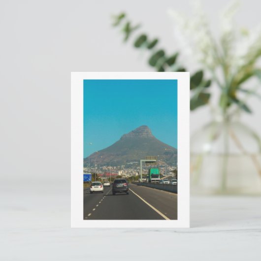 Kaapstad Highway Cityscape Zuid-Afrika Briefkaart (Staand voorkant)