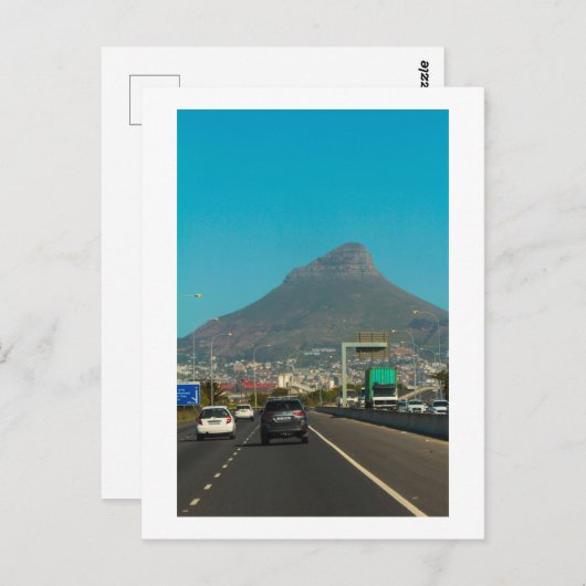 Kaapstad Highway Cityscape Zuid-Afrika Briefkaart (Voorkant / Achterkant)
