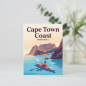 Kaapstad Kust Zuid-Afrika Briefkaart (Staand voorkant)