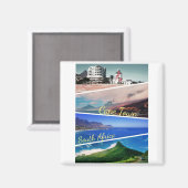 Kaapstad Leeuw's Head Landschap Collage Magnet (Voorkant / Achterkant)