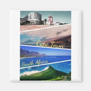 Kaapstad Lion's hoofd Landschap Collage Magnet