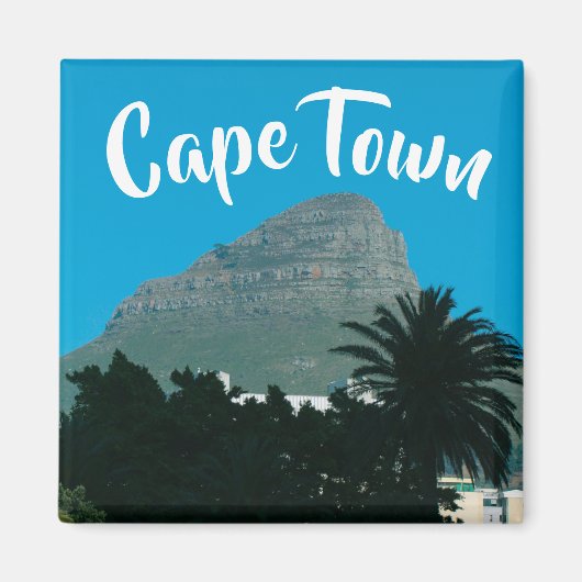 Kaapstad Lion's hoofd ZA Zuid-Afrika Magneet (Voorkant)