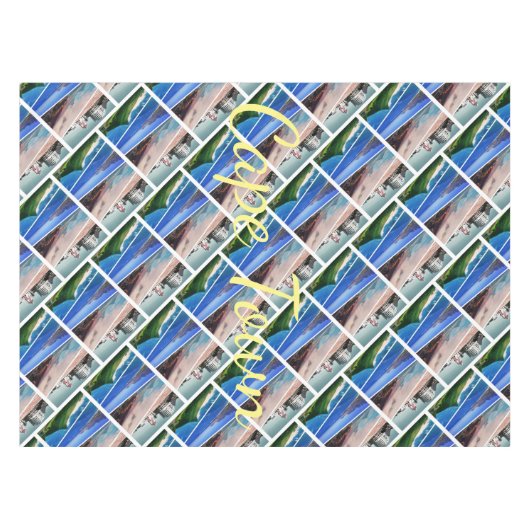 Kaapstad Lion's hoofd Zuid-Afrika Collage Tafelkleed (Voorkant (Horizontaal))