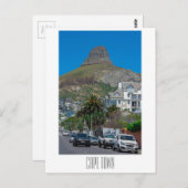 Kaapstad Lion's hoofd Zuid-Afrika Stad Briefkaart (Voorkant / Achterkant)