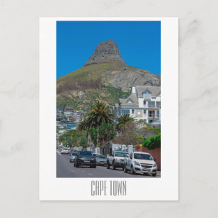 Kaapstad Lion's hoofd Zuid-Afrika Stad Briefkaart