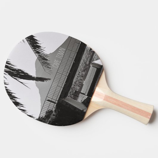 Kaapstad Lion's hoofd Zuid-Afrika ZA Tafeltennisbatje (Zijkant)