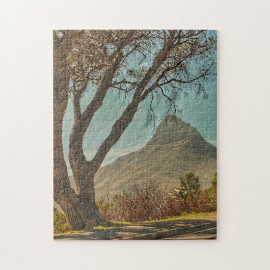 Kaapstad Lion's hoofdlandschap Zuid-Afrika Legpuzzel (Verticaal)