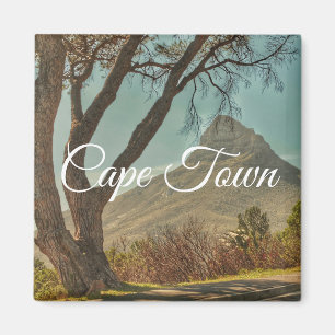 Kaapstad Lion's hoofdlandschap Zuid-Afrika Magneet