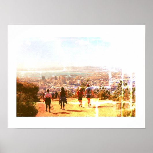 Kaapstad Lion's Poster van Harbour Hikers (Voorkant)
