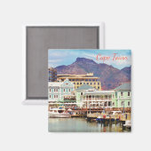 Kaapstad Marina Harbor Uitzicht Magnet (Voorkant / Achterkant)