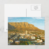 Kaapstad met tafelgebergte briefkaart (Voorkant / Achterkant)