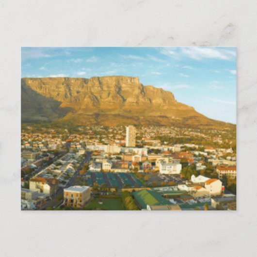 Kaapstad met tafelgebergte briefkaart (Voorkant)