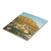 Kaapstad met tafelgebergte tegeltje (Zijkant)