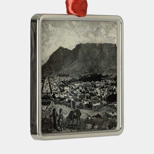 Kaapstad Metalen Ornament (Rechts)