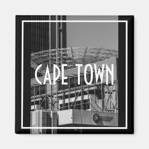 Kaapstad Monochroom Stadslandschap Straat Leefstij Magneet
