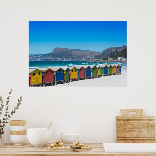 Kaapstad Muizenberg Poster (Keuken)