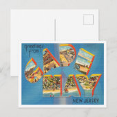 Kaapstad, New Jersey Vintage Travel Briefkaart (Voorkant / Achterkant)