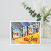 Kaapstad, New Jersey Vintage Travel Briefkaart (Staand voorkant)