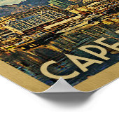 Kaapstad Poster Vintage Travel Poster (Hoek)