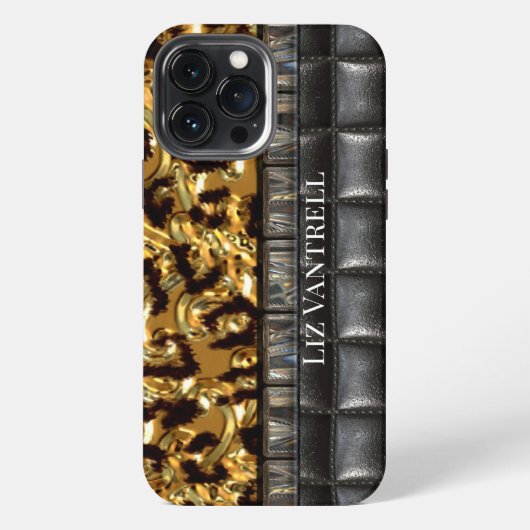 Kaapstad Pretty Animal Monogram XIII iPhone Hoesje (Achterkant)