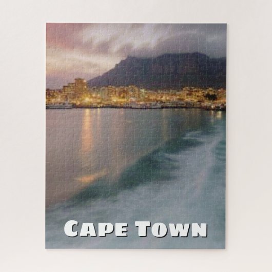 Kaapstad Reis Vintage Retro Legpuzzel (Verticaal)