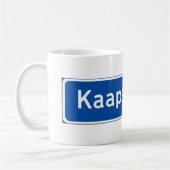 Kaapstad Road sign Koffiemok (Links)