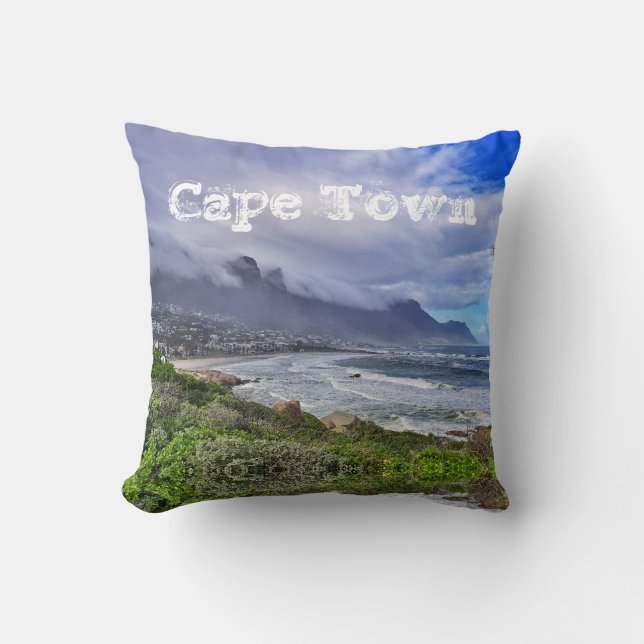 Kaapstad S.A. Tafelkamp Kussen (Voorkant)
