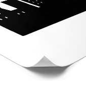 Kaapstad Skyline (Zuid-Afrika) Poster (Hoek)