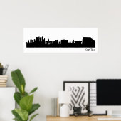 Kaapstad Skyline (Zuid-Afrika) Poster (Thuiskantoor)