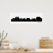 Kaapstad Skyline (Zuid-Afrika) Poster (Keuken)