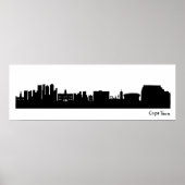 Kaapstad Skyline (Zuid-Afrika) Poster (Voorkant)