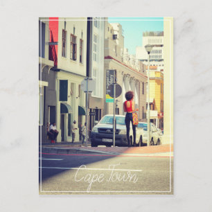 Kaapstad South Africa Street Uitzicht Cityscape Briefkaart