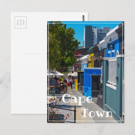 Kaapstad South Africa Street Uitzicht Cityscape Briefkaart (Voorkant / Achterkant)