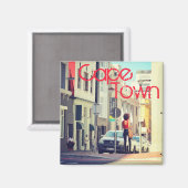 Kaapstad South Africa Street Uitzicht Cityscape Magneet (Voorkant / Achterkant)