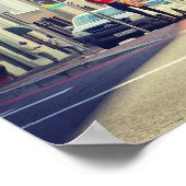 Kaapstad South Africa Street Uitzicht Cityscape Poster (Hoek)