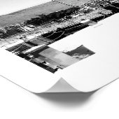 Kaapstad Tafelberg 3 Mannen BNW-Poster Poster (Hoek)